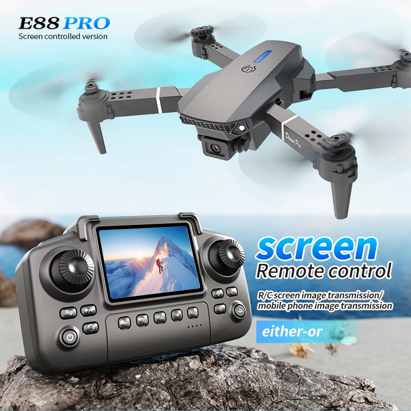 Drone Camera Professional - Professionele E88 PRO Drone met scherm,
