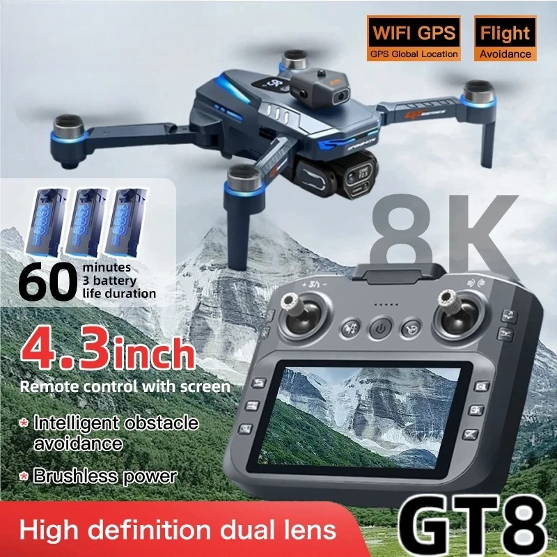Originele GT8 Drone 8K Profess - Drone Camera Night Vision recensie en prijs